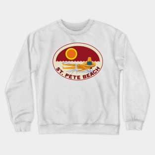 St. Pete Beach Florida Saint Petersburg Vintage Style Travel Vacation Crewneck Sweatshirt